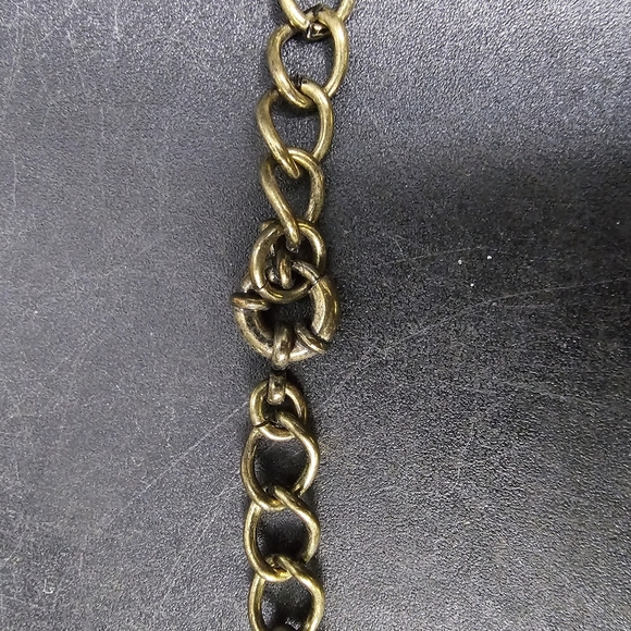 Vintage J. Crew turquoise and pearl statement necklace - Picture 4 of 4